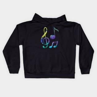 Musical Notes Kids Hoodie